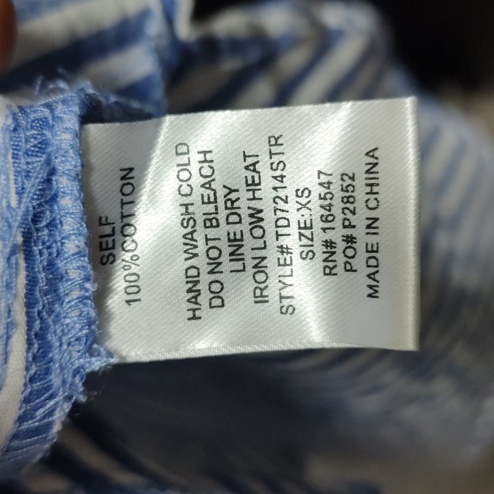 VICI XS Charley Cotton Pocketed Striped Shirt Dress - Picture 5 of 6